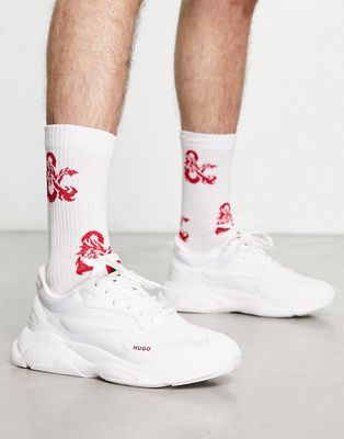 HUGO Leon Runn sneakers in white