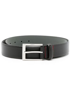 HUGO logo buckle belt - Black