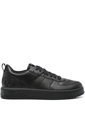 HUGO logo-embossed sneakers - Black