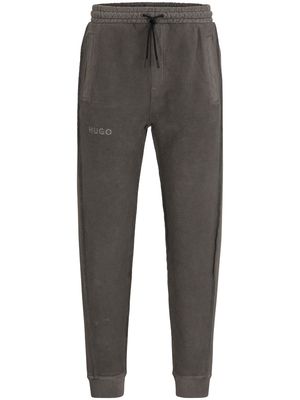HUGO logo-embroidered track pants - Grey