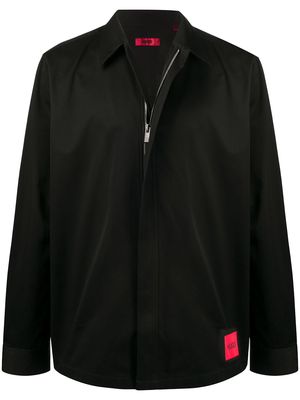 HUGO long-sleeved shirt jacket - Black
