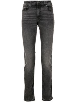 HUGO low-rise slim-fit jeans - Black