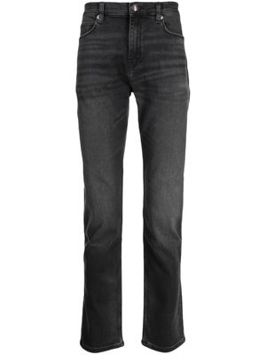 HUGO mid-rise stonewashed jeans - Black