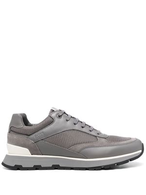 HUGO panelled lace-up sneakers - Grey