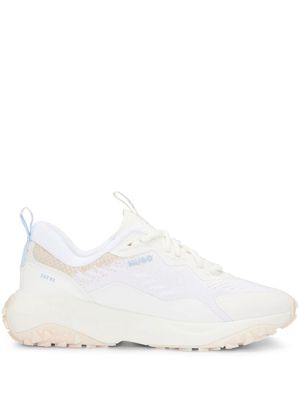 HUGO panelled low-top sneakers - White