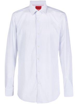 HUGO plain long-sleeve shirt - White