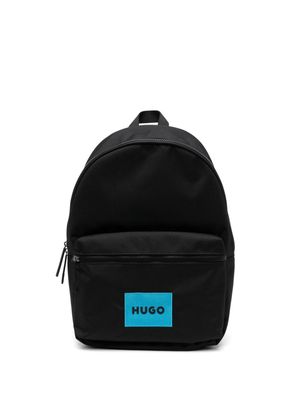 HUGO small Laddy logo-appliqué backpack - Black