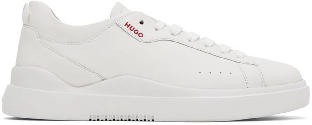 Hugo White Leather Sneakers