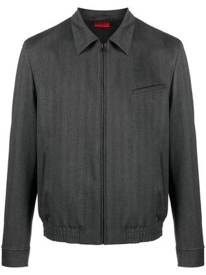HUGO zip-up bomber jacket - Grey