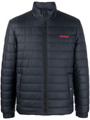 HUGO zipped padded jacket - Blue