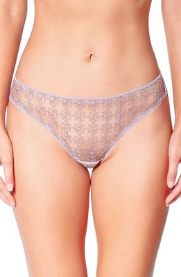 Huit Café Fleur Tanga in Taupe 