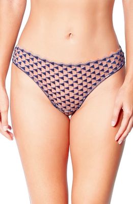 Huit Dancing Queen Tanga in Navy 