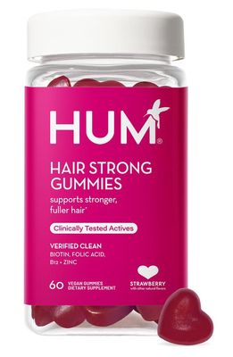 Hum Nutrition Hair Strong Vegan Gummies for Stronger and Fuller Hair