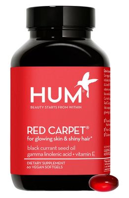 Hum Nutrition Red Carpet Glowing Skin and Hair Dietary Supplement