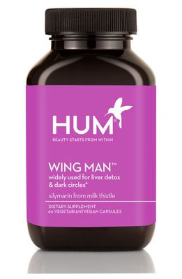 Hum Nutrition Wing Man&trade; Liver Detox & Dark Circle Remedy Dietary Supplement Capsules