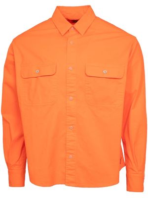 Human Made Work twill cotton shirt - Orange