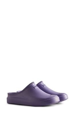 Hunter Gender Inclusive In/Out Bloom Clog in Iridescent Purple