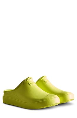 Hunter Gender Inclusive In/Out Bloom Clog in Zesty Yellow