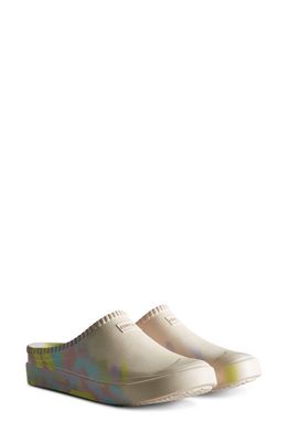 Hunter In/Out Water Resistant Clog in Shaded White