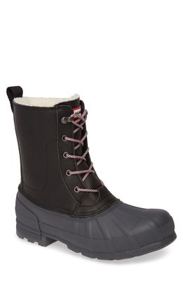 Hunter Original Insulated Pac Waterproof Boot in Black/Luna