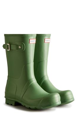 Hunter Original Short Personalized Rain Boot in Fell Green