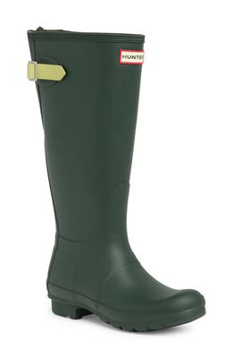 Hunter Original Tall Waterproof Rain Boot in Maa Green/Wild Green