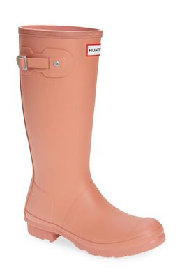 Hunter Original Waterproof Rain Boot in Rough Pink
