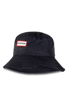 Hunter Packable Bucket Hat in Black