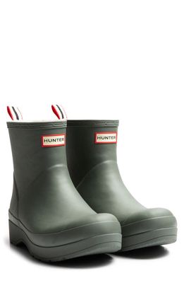 Hunter Play Short Rain Boot in Urban Grey