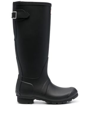 Hunter rear buckle-fastening boots - Black