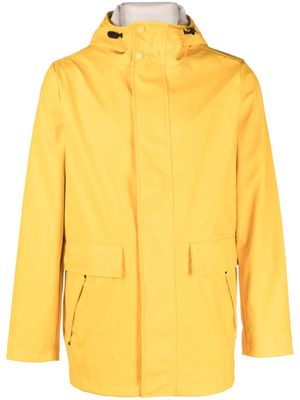 Hunter waterproof mesh-lining rain jacket - Yellow
