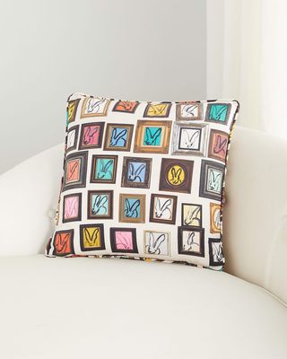 Hunts Studio Cotton Pillow