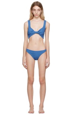 Hunza G Blue Juno Bikini