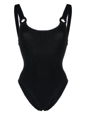 Hunza G Domino crinkled swimsuit - Black