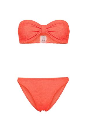 Hunza G Jean shirred bikini - Orange
