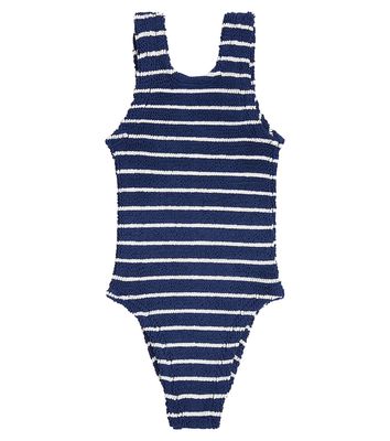 Hunza G Kids Baby Alva bow-detail swimsuit