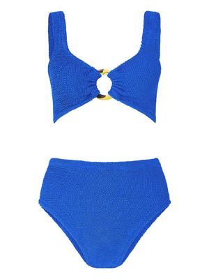 Hunza G Nadine seersucker bikini - Blue