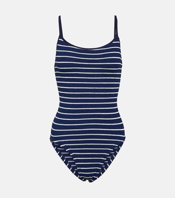Hunza G Pamela striped swimsuit