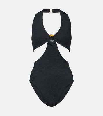 Hunza G Ursula ring-detail swimsuit