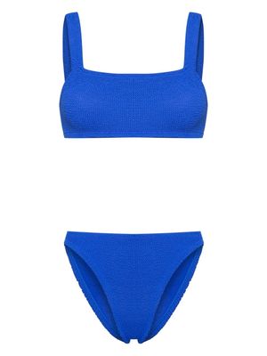 Hunza G Xandra crinkle bikini set - Blue
