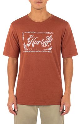 Hurley Everyday Washed Logo T-Shirt in Zion Rust