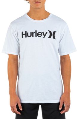 Hurley Everyday Washed One and Only Cotton Graphic Tee in White