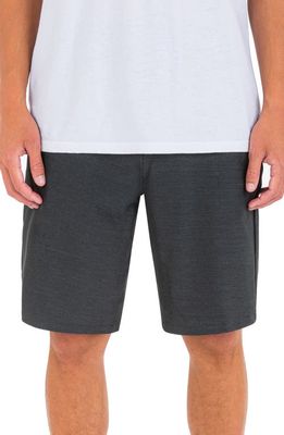 Hurley H₂O Dri Cutback Shorts in Dark Stone Grey