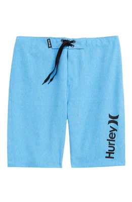 Hurley One and Only Dri-FIT Board Shorts in University Blue Heather