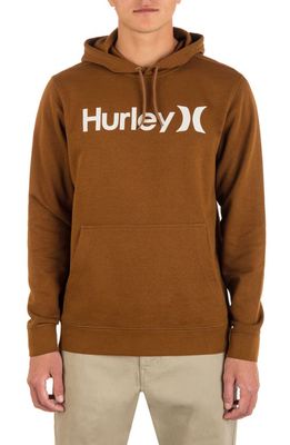 Hurley One and Only Logo Hoodie in Bronzed
