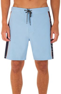 Hurley Phantom Fastlane Board Shorts in Psychic Blue/White