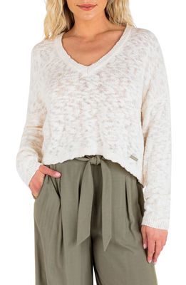 Hurley Taylor V-Neck Sweater in Cream