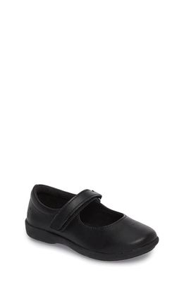 Hush Puppies Lexi Mary Jane Flat in Black Leather