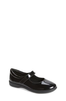 Hush Puppies Lexi Mary Jane Flat in Black Patent