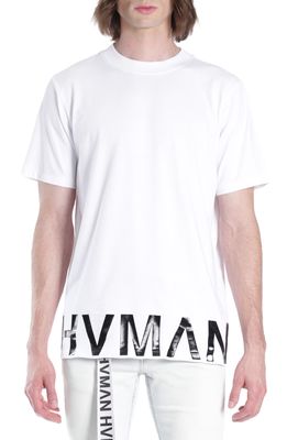 HVMAN Logo Graphic Tee in White